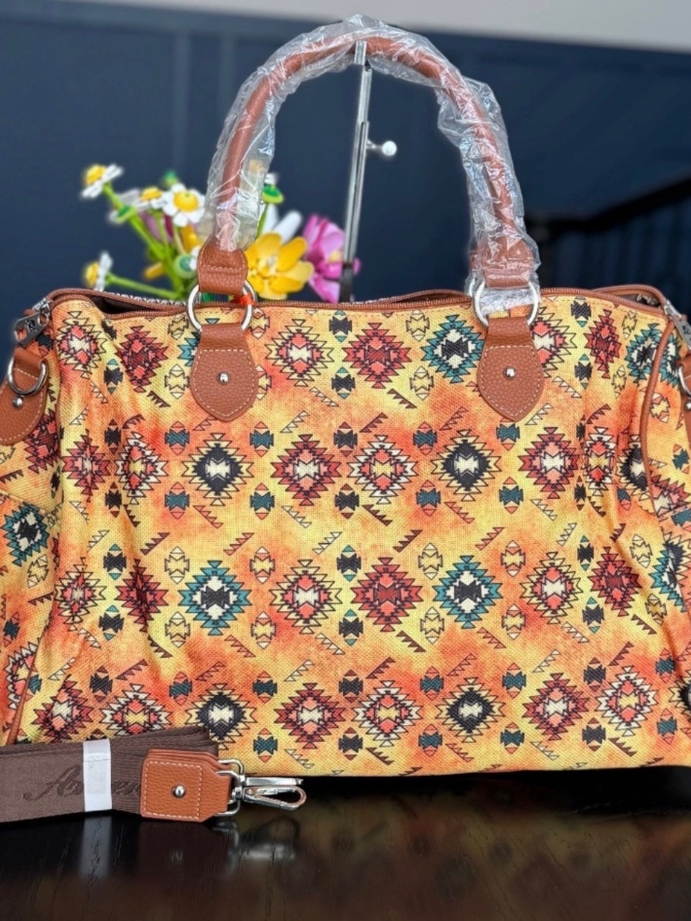American Bling by Montana West Weekender Bag in Multi Color